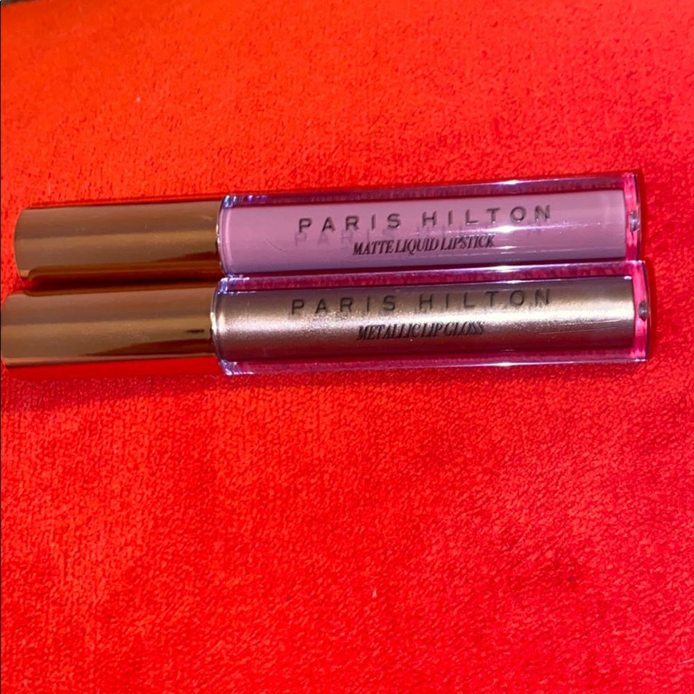 Paris Hilton metallic lipgloss